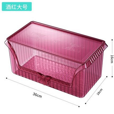 Prozirna kutija za pohranu kozmetike Stolni artefakt Maska za spavaonicu Kupaonica Stalci za njegu kože Veliki držač za organizaciju