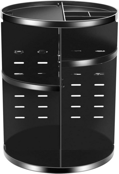 Cutie de depozitare pentru masă de toaletă, rotire la 360 de grade, suport pentru produse de îngrijire a pielii, organizator de machiaj acrilic la modă pentru carcasă pentru ruj cosmetic