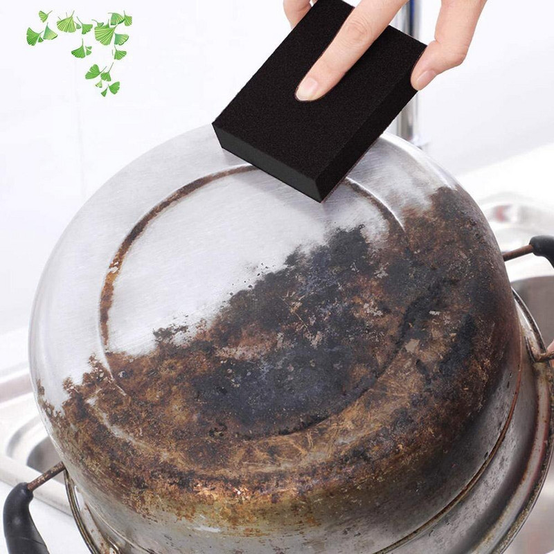 5 komada Emery Spužva Četka Scrub Spužva za uklanjanje kamenca od hrđe Alat za brisanje Čarobna karborundum spužva Čistač Jastučić za pranje kuhinjske posude