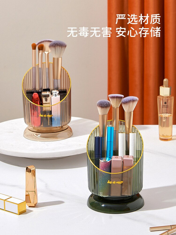 Διαχωριστικό κραγιόν, επιφάνεια γραφείου, θήκη για πινέλο, πινέλο μακιγιάζ