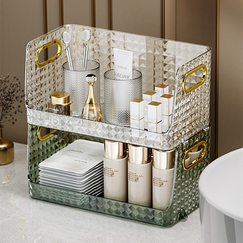 Stolni organizator šminke Kutija za pohranu kozmetike Maska za njegu kože Kozmetičke stvari Organizator za pohranu grickalica Organizator za nakit