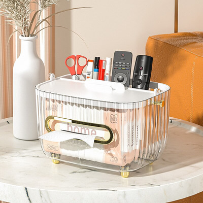 TissueCosmetic Storage BoxElutuba Diivanilaud Restoran Kerge Luksus Multifunktsionaalne Meigikorraldaja Nahahooldushoidla Dra