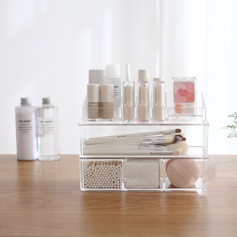 C2 Kutija za pohranu akrilnih kistova za šminku Pohranjivanje šminke Ruž za usne Organizator nakita Kućni alati Poklon za Valentinovo