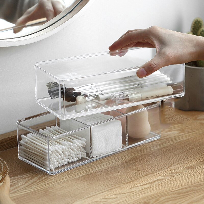 C2 Kutija za pohranu akrilnih kistova za šminku Pohranjivanje šminke Ruž za usne Organizator nakita Kućni alati Poklon za Valentinovo