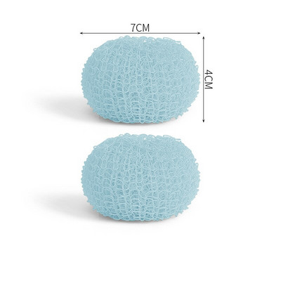 Βούρτσα πλυσίματος πιάτων με μπάλα Nano Cleaning με λαβή Αντικαθιστώμενη κεφαλή βούρτσας Υλικό νάιλον που δεν βλάπτει Κατσαρόλα Εργαλεία καθαρισμού κουζίνας σπιτιού