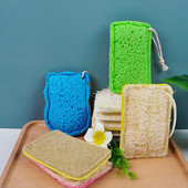 Kokkupressitud puidust tselluloosist puuvillased loofad Puhastuslapp nõudepesumasin Keskkonnasõbralik looduslik materjal, mis ei kahjusta käsi Köögipuhastusvahendid