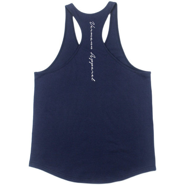 Ležerna muška majica bez rukava s natpisom