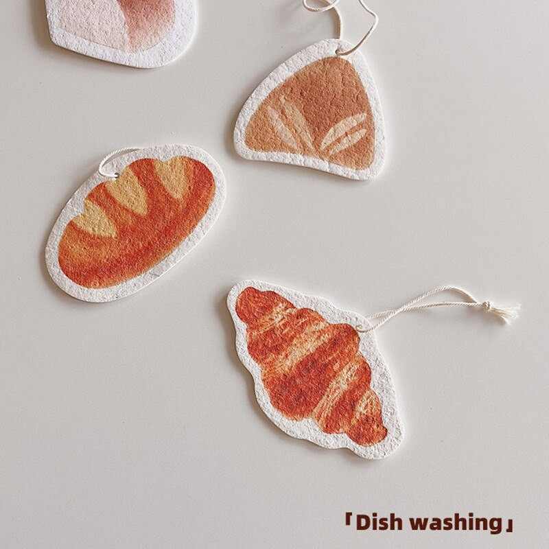 Εργαλείο καθαρισμού κουζίνας με συμπιεσμένο σφουγγάρι πλυντηρίου πιάτων χωρίς μοτίβο ψωμιού