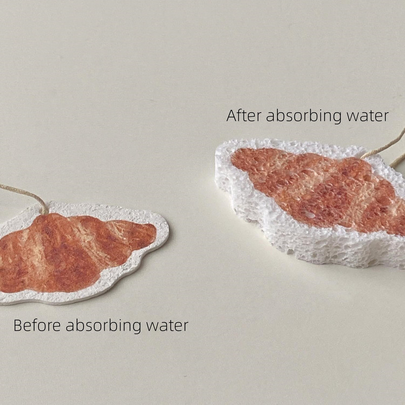 Εργαλείο καθαρισμού κουζίνας με συμπιεσμένο σφουγγάρι πλυντηρίου πιάτων χωρίς μοτίβο ψωμιού