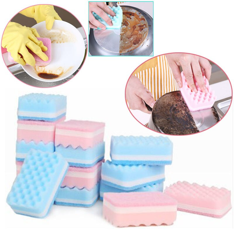 Spužva za pranje posuđa u obliku vala Artefakt za pranje posuđa i čišćenje lonca Kuhinjski jastučić za ribanje Krpa za pranje posuđa koja nije nauljena