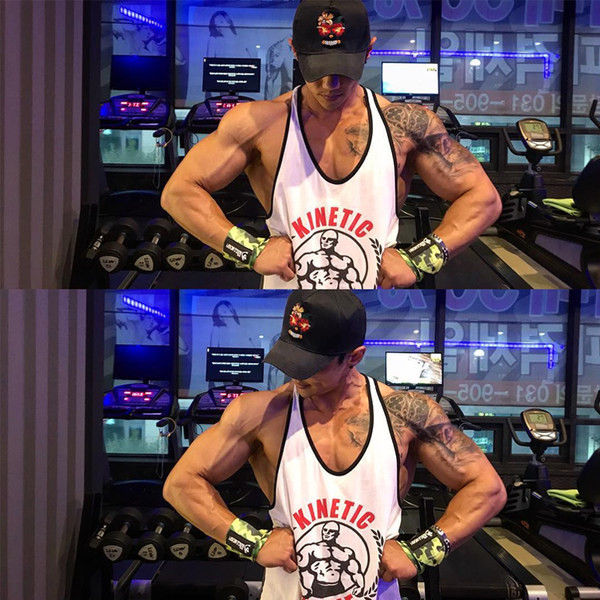 Maiou bărbați model nou cu inscripție potrivită pentru fitness