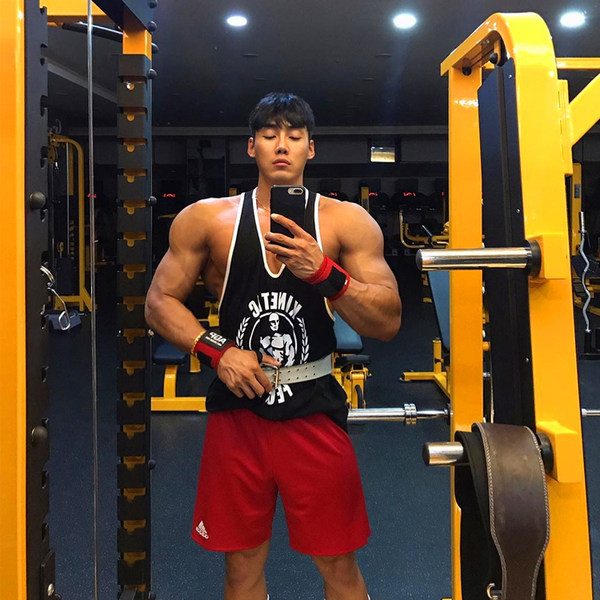 Maiou bărbați model nou cu inscripție potrivită pentru fitness