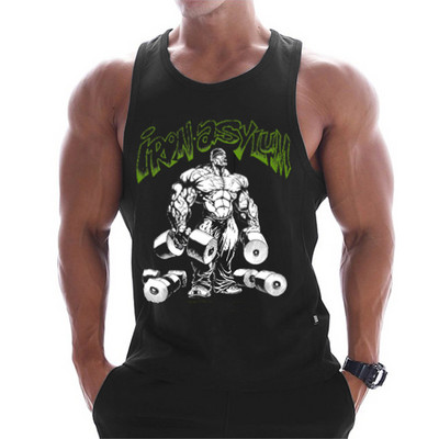 Σπορ μοντέλο ανδρικό φανελάκι με στάμπα