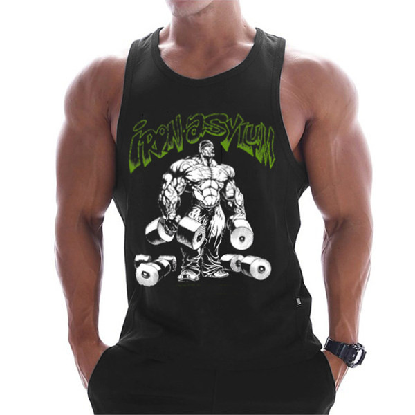 Σπορ μοντέλο ανδρικό φανελάκι με στάμπα