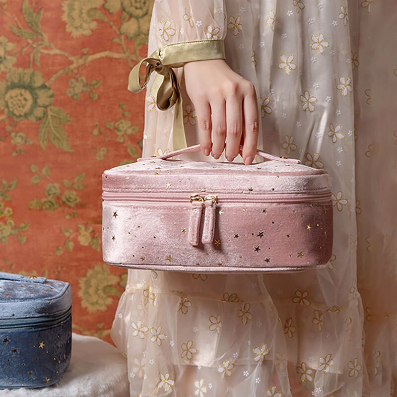 Γυναικεία τσάντα μακιγιάζ Μεγάλης χωρητικότητας Καλλυντική τσάντα Φορητή Είδη περιποίησης εξωτερικού χώρου Νέα αναβάθμιση Είδη περιποίησης Οργάνωση