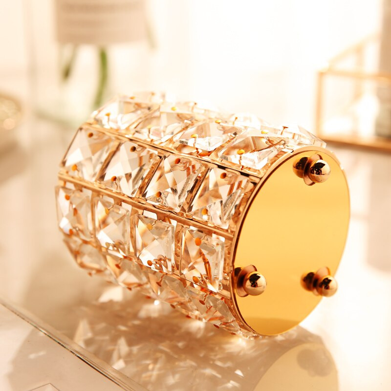 Στήριγμα πινέλου μακιγιάζ Organizer πολλαπλών χρήσεων Κρυστάλλινο καλλυντικό ράφι αποθήκευσης στυλό δοχείο αποθήκευσης Κουτί Γυναικεία εργαλεία οργάνωσης μακιγιάζ