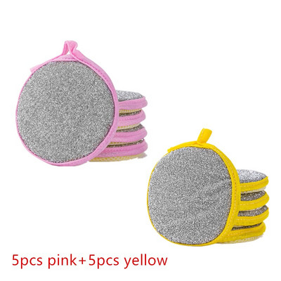 10 τμχ Σφουγγαράκι Πλαϊνό Πλύσιμο Πιάτων Σφουγγάρια Πλύσιμο Πιάτων Σφουγγάρια Εργαλεία Οικιακής Καθαριότητας Αξεσουάρ κουζίνας Βούρτσα επιτραπέζιων σκευών