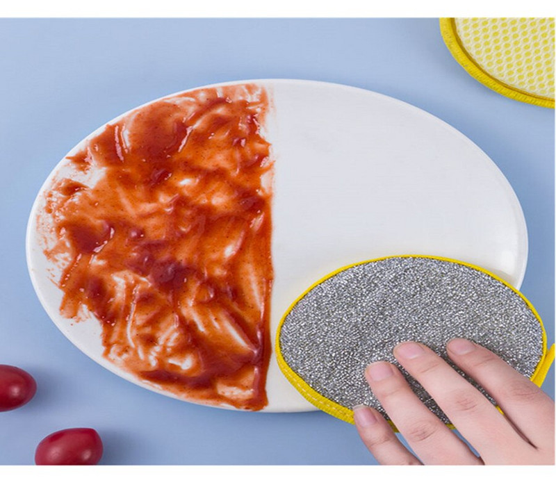 10 τμχ Σφουγγαράκι Πλαϊνό Πλύσιμο Πιάτων Σφουγγάρια Πλύσιμο Πιάτων Σφουγγάρια Εργαλεία Οικιακής Καθαριότητας Αξεσουάρ κουζίνας Βούρτσα επιτραπέζιων σκευών