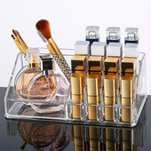 Uus kuum loominguline hoidik akrüülist läbipaistev hoiukarp meigipintslipulk, kosmeetika ehteümbris lauaarvuti korrashoidja