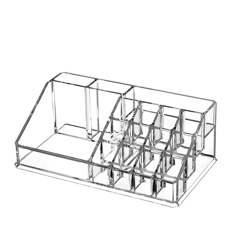 Uus kuum loominguline hoidik akrüülist läbipaistev hoiukarp meigipintslipulk, kosmeetika ehteümbris lauaarvuti korrashoidja