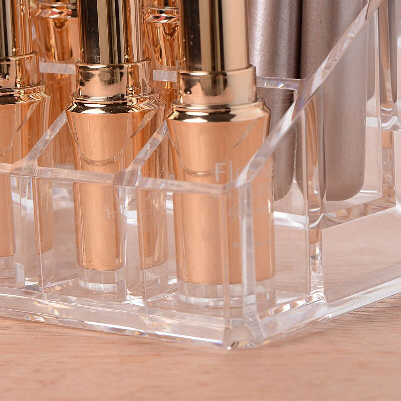 Uus kuum loominguline hoidik akrüülist läbipaistev hoiukarp meigipintslipulk, kosmeetika ehteümbris lauaarvuti korrashoidja