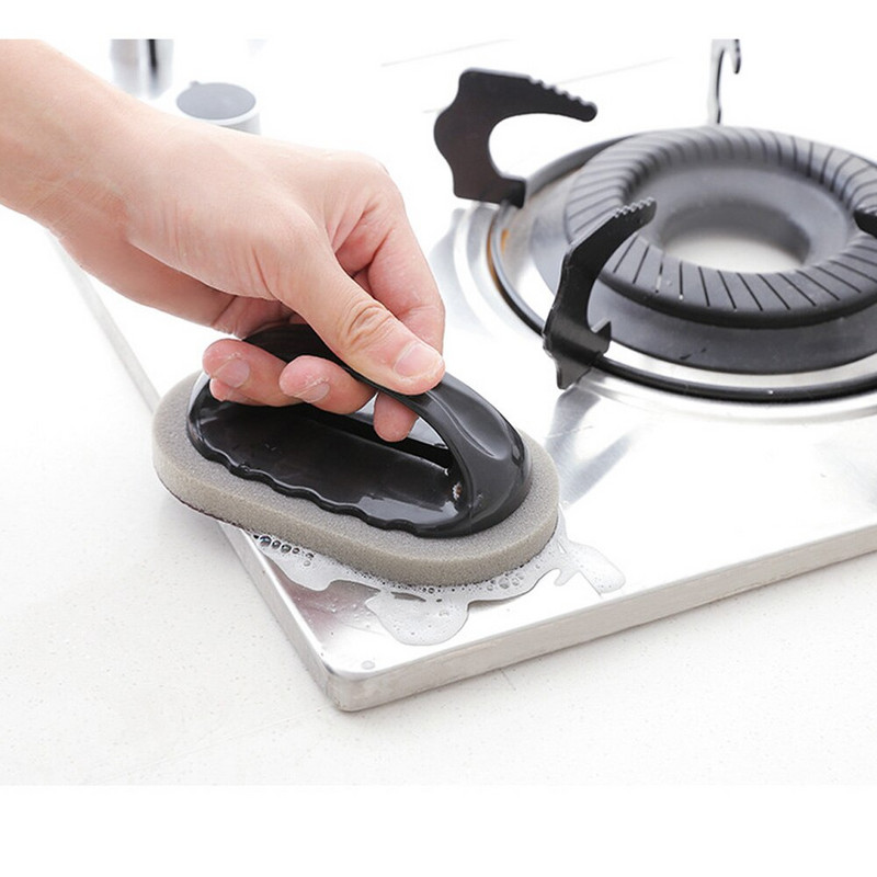 2 bucăți cu mâner burețel de triclorocianamidă burețel magic de șters de înaltă densitate pentru curățare și detartrare accesorii pentru unelte de bucătărie