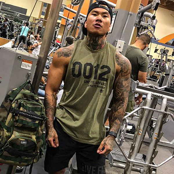 Ανδρικό αθλητικό φανελάκι - για γυμναστική