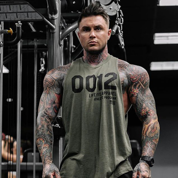 Ανδρικό αθλητικό φανελάκι - για γυμναστική