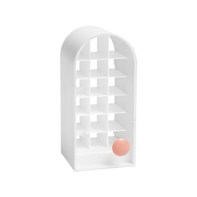 Κουτί αποθήκευσης κραγιόν Οργανωτής επιτραπέζιου μακιγιάζ Βάση επίδειξης καλλυντικών κοσμημάτων Βερνίκι νυχιών Κουτί θήκης αποθήκευσης για το σπίτι Organizer