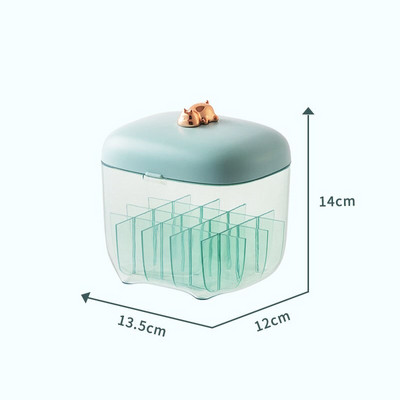 Κραγιόν Βάση Θήκη Μακιγιάζ Organizer με Mirror Organizer Βάση βάσης οθόνης κραγιόν Κουτί αποθήκευσης καλλυντικών κοσμημάτων 20 πλέγματα