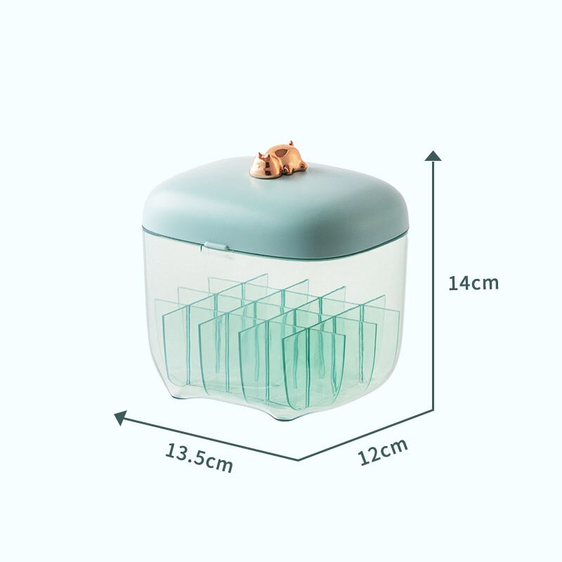 Κραγιόν Βάση Θήκη Μακιγιάζ Organizer με Mirror Organizer Βάση βάσης οθόνης κραγιόν Κουτί αποθήκευσης καλλυντικών κοσμημάτων 20 πλέγματα