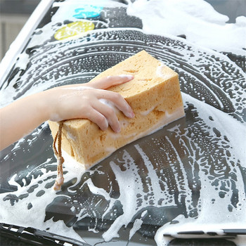 Пчелна пита Коралова гъба за измиване на автомобили Абсорбираща плътна мека консумативи за автомобили Макропореста гъба Блок Инструменти за почистване на домашна баня