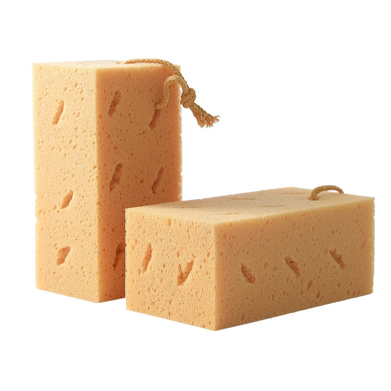 Kärgstruktuuriga autopesu korallkäsn, imav, tihendav pehme autovarustus, makropoorne käsnplokk kodu vannitoa puhastamise tööriistad