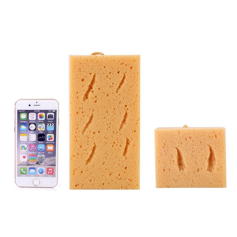 Kärgstruktuuriga autopesu korallkäsn, imav, tihendav pehme autovarustus, makropoorne käsnplokk kodu vannitoa puhastamise tööriistad