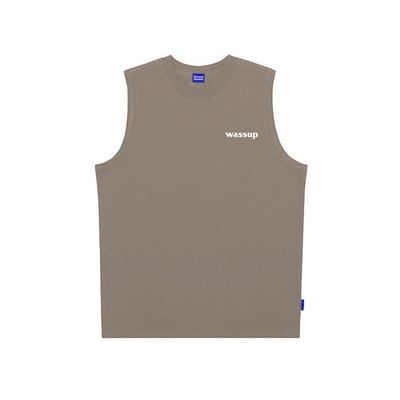 Σπορ ανδρικό φανελάκι με επιγραφή σε πολλά χρώματα