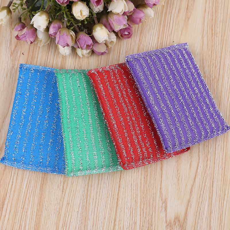 4 buc Burete de spălat vase Burete antiaderent pentru ulei de bucătărie Lavetă de curățare Prosop Perie Bol Lavetă de spălat Burete pentru vase de uz casnic