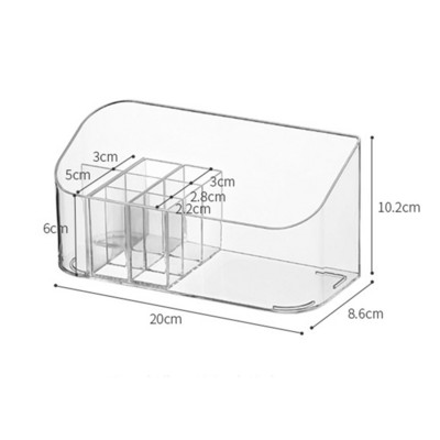 Διοργανωτής μακιγιάζ για καλλυντικά μεγάλης χωρητικότητας Ακρυλικό κουτί αποθήκευσης Organizer Desktop Jewelry Βερνίκι νυχιών Δοχείο συρτάρι μακιγιάζ