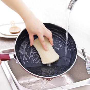 5 τεμάχια/σετ ύφασμα πιάτων φυσικής λούφας Εύκολο καθάρισμα Πλυντήριο πιάτων Βούρτσα καθαρισμού κουζίνας