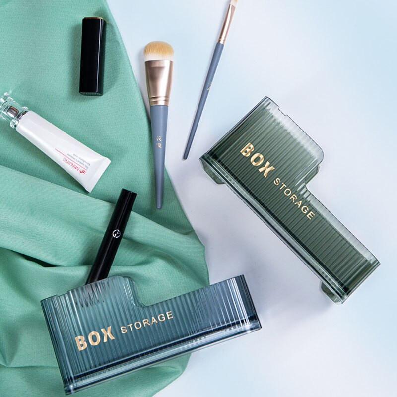 Μακιγιάζ Storage Box Cosmetics Organizer Πολυλειτουργικό Skin Care Products Case Lipstick Jewelry Desktop Storage Πινέλο Μακιγιάζ