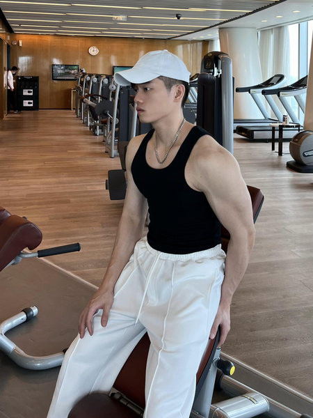 Casual ανδρικό φανελάκι κατάλληλο για προπόνηση