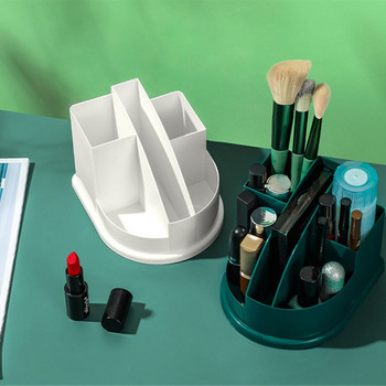Десктоп Кутия за съхранение на козметика Творчески нередовни инструменти за грим Органайзер Скрин Контейнер за ежедневни нужди Декорации за дома