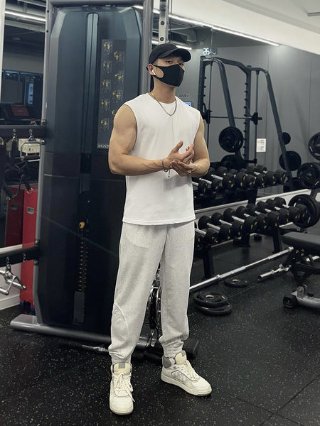 Uus mudel meeste sporttankitops valget värvi