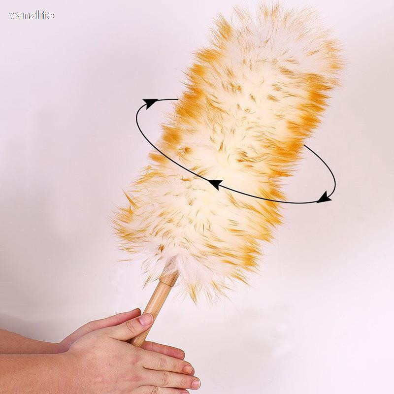 vanzlife από το dust brush οικιακό ξεσκονόπανο με πούπουλα ξεσκόνισμα βούρτσα καθαρισμού μαλλί βούρτσα ξεσκονίσματος για σκούπα σκόνης Σκόνη αφαίρεσης σκόνης