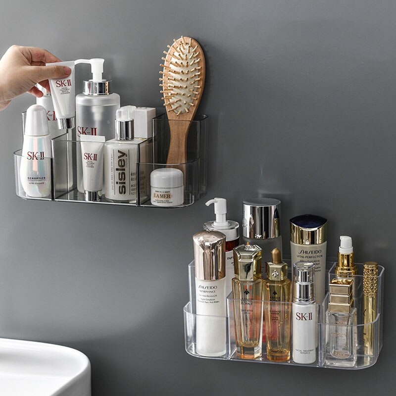 Διοργανωτής μακιγιάζ για καλλυντικά μεγάλης χωρητικότητας Κουτί αποθήκευσης καλλυντικών Organizer Desktop Jewelry Βερνίκι νυχιών Δοχείο μακιγιάζ τοίχου