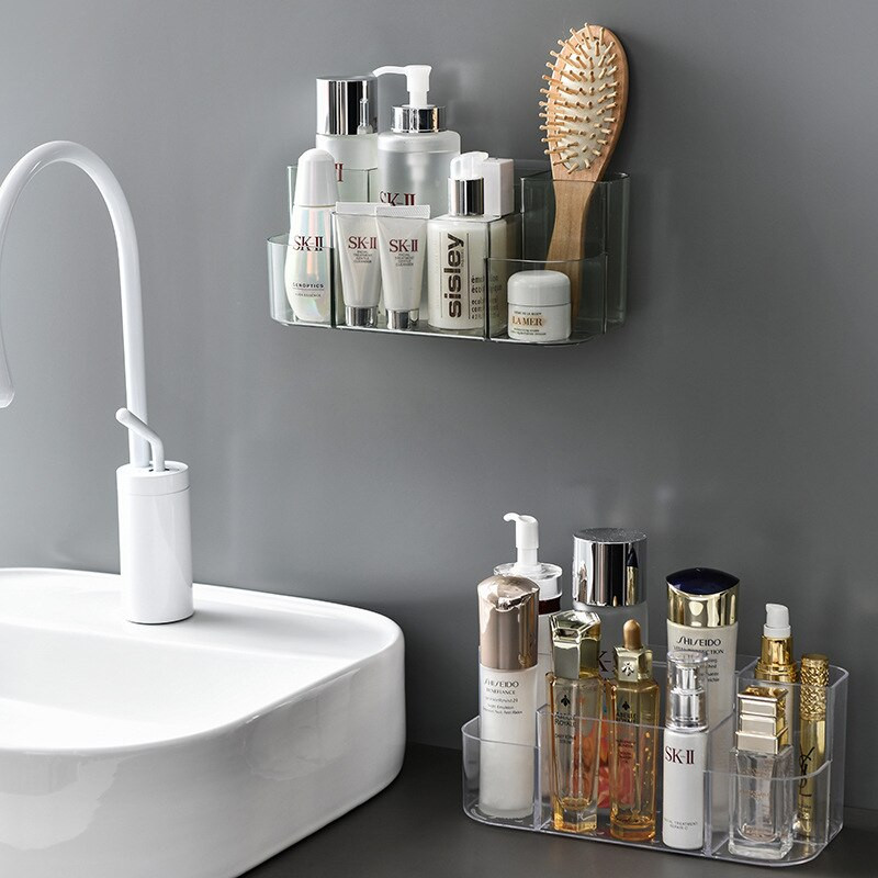 Διοργανωτής μακιγιάζ για καλλυντικά μεγάλης χωρητικότητας Κουτί αποθήκευσης καλλυντικών Organizer Desktop Jewelry Βερνίκι νυχιών Δοχείο μακιγιάζ τοίχου