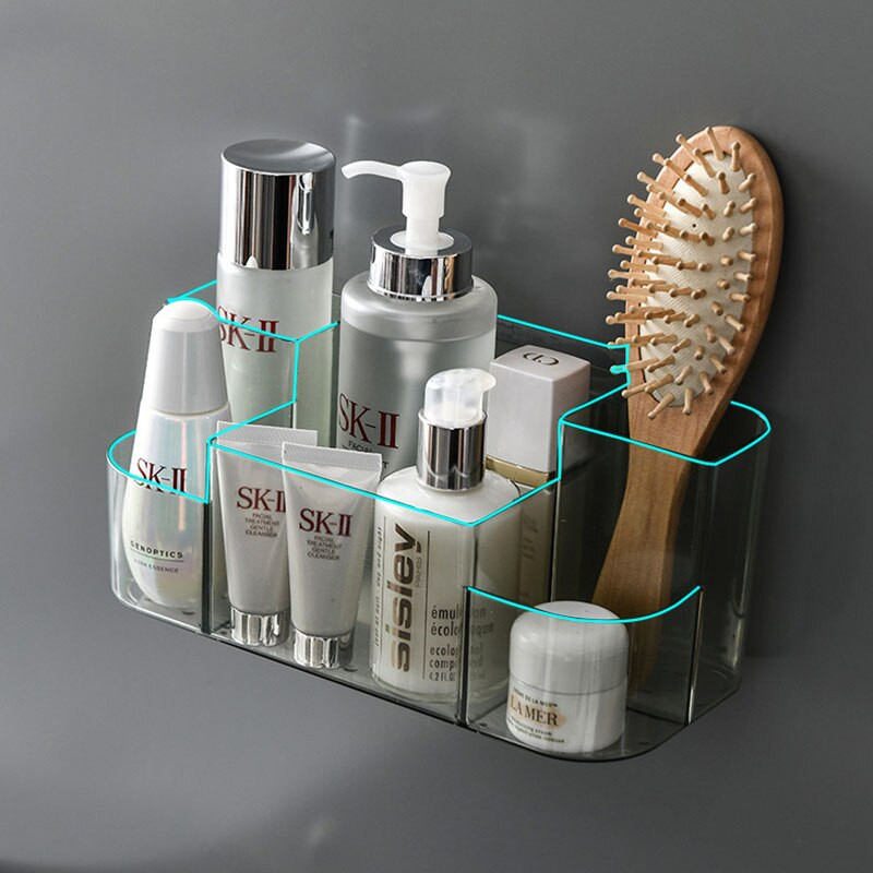 Διοργανωτής μακιγιάζ για καλλυντικά μεγάλης χωρητικότητας Κουτί αποθήκευσης καλλυντικών Organizer Desktop Jewelry Βερνίκι νυχιών Δοχείο μακιγιάζ τοίχου