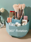 Περιστρεφόμενο κουτί αποθήκευσης μακιγιάζ Πινέλο μακιγιάζ Θήκη κουβά Επιτραπέζιου καλλυντικού Organizer Μολύβι Θήκη για στυλό Αποθήκευση μπάνιου Προϊόν