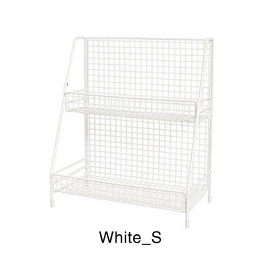 Art Iron Makeup Organizer Δύο στρώσεων Jewelry Box Cosmetic Organizer Makeup Box Κραγιόν Μακιγιάζ Αποθήκευση Τραπεζιού Μπάνιου