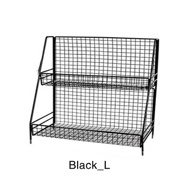 Art Iron Makeup Organizer Δύο στρώσεων Jewelry Box Cosmetic Organizer Makeup Box Κραγιόν Μακιγιάζ Αποθήκευση Τραπεζιού Μπάνιου