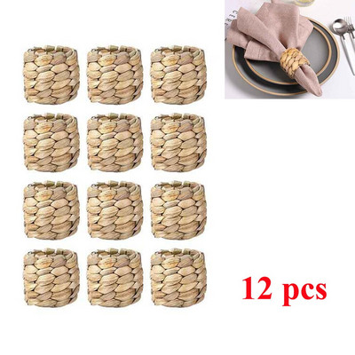 12Pcs Božić Elk Jelen Prstenovi za salvete Zlatna legura Kopča za salvete Držač prstena za salvete Hotelski restoran Svadbeni stol za večeru De